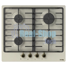 Газовая варочная поверхность Korting HG 645 CRB, 4 конфорки, эмалированный металл, 7550 Вт