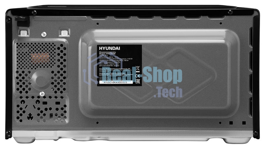 Микроволновая печь Hyundai HYM-M2008 черный, 20 л, 700 Вт, переключатели - поворотный механизм