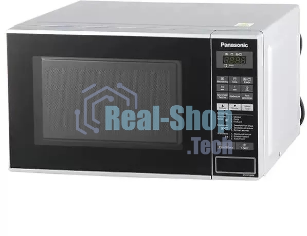 Микроволновая печь Panasonic NN-GT264MZPE серебристый/черный, 20 л, 800 Вт, переключатели - сенсор