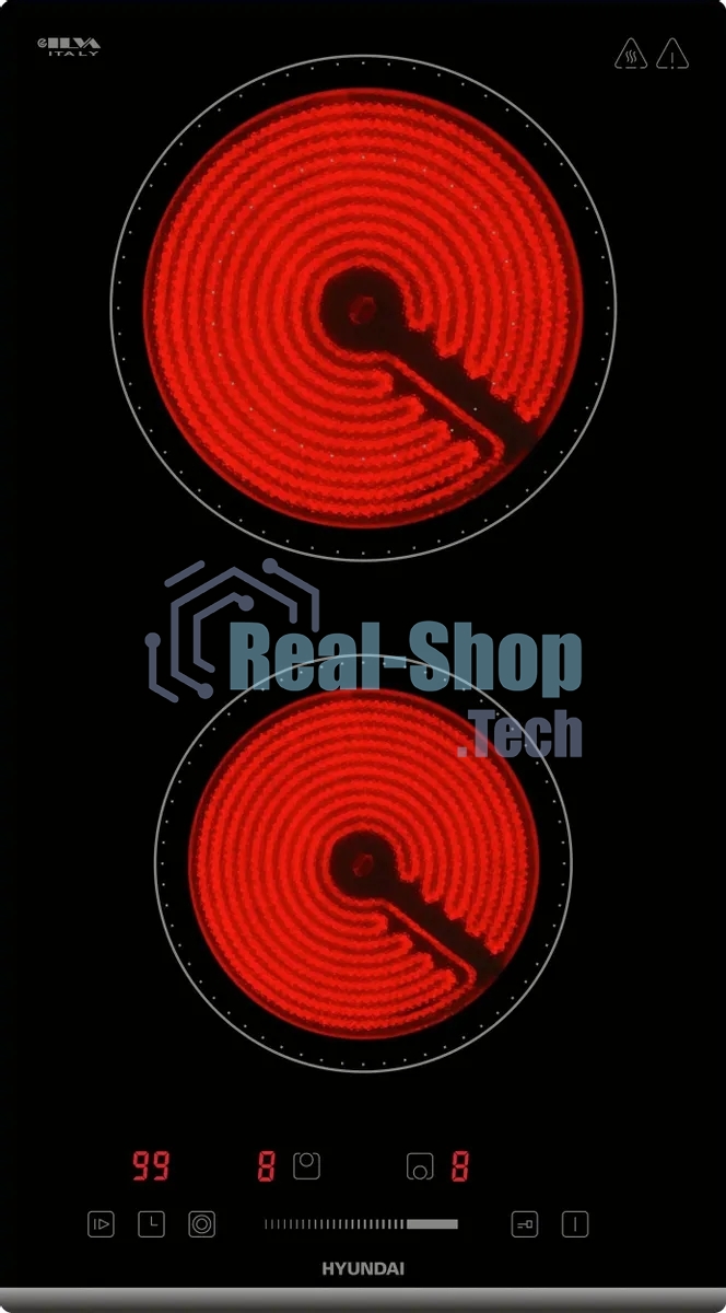 Электрическая варочная панель Hyundai HHE 3286 BG черный