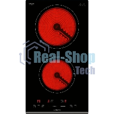 Электрическая варочная панель Hyundai HHE 3286 BG черный