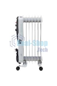 Обогреватель масляный MTX OCH-1500, белый, 1500 Вт, 15 м2, термостат