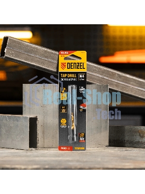 Сверло-метчик Denzel М4 х 0,7 мм, Р6М5
