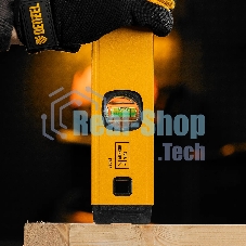 Уровень алюминиевый Denzel 33692 магнит., фрезерованный, 3 глазка (1 зеркал.), 0,5 мм/м, 800 мм