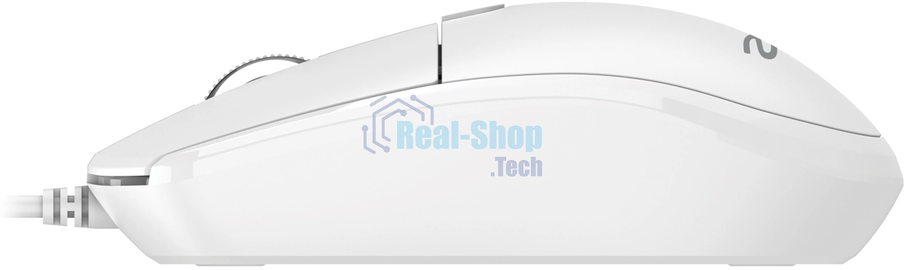 Мышь проводная Acer OMW401 белый, 2000 dpi, USB, кнопки - 4