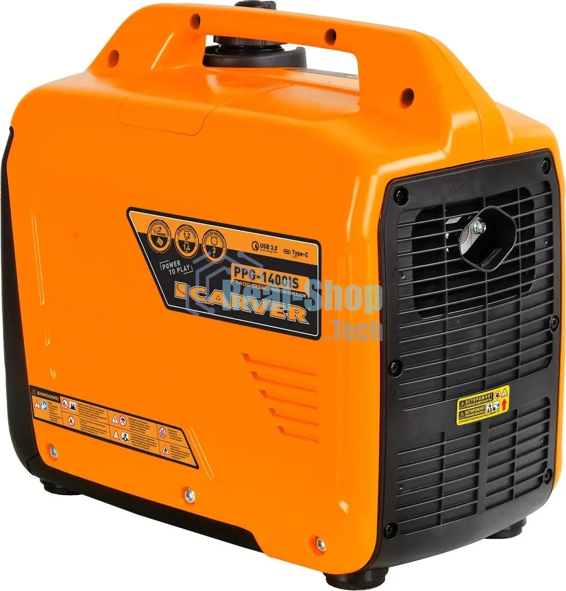 Генератор бензиновый Carver PPG-1400IS, 1.4 кВт