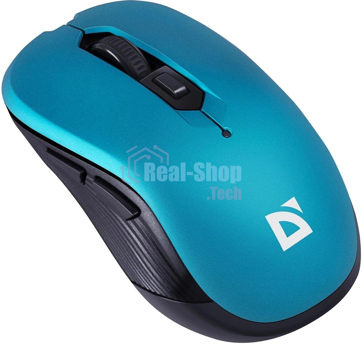 Мышь беспроводная Defender Gassa MM-105 бирюзовый, 1600 dpi, радиоканал, USB, кнопки - 6