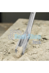 Зубило Denzel канальное, 14 х 22 х 250 мм, 40Cr, SDS PLUS