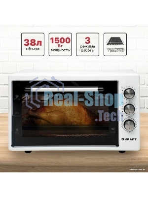Мини-печь Kraft KF-MO 3800 W белая