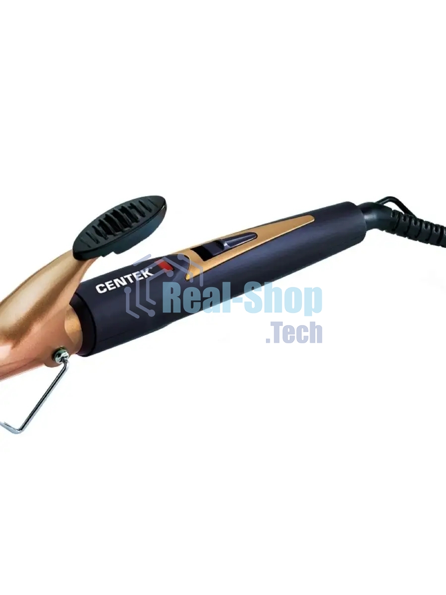 Щипцы для завивки волос Centek CT-2088 черный/бронзовый, 25 мм, 200 °C, 1 режим