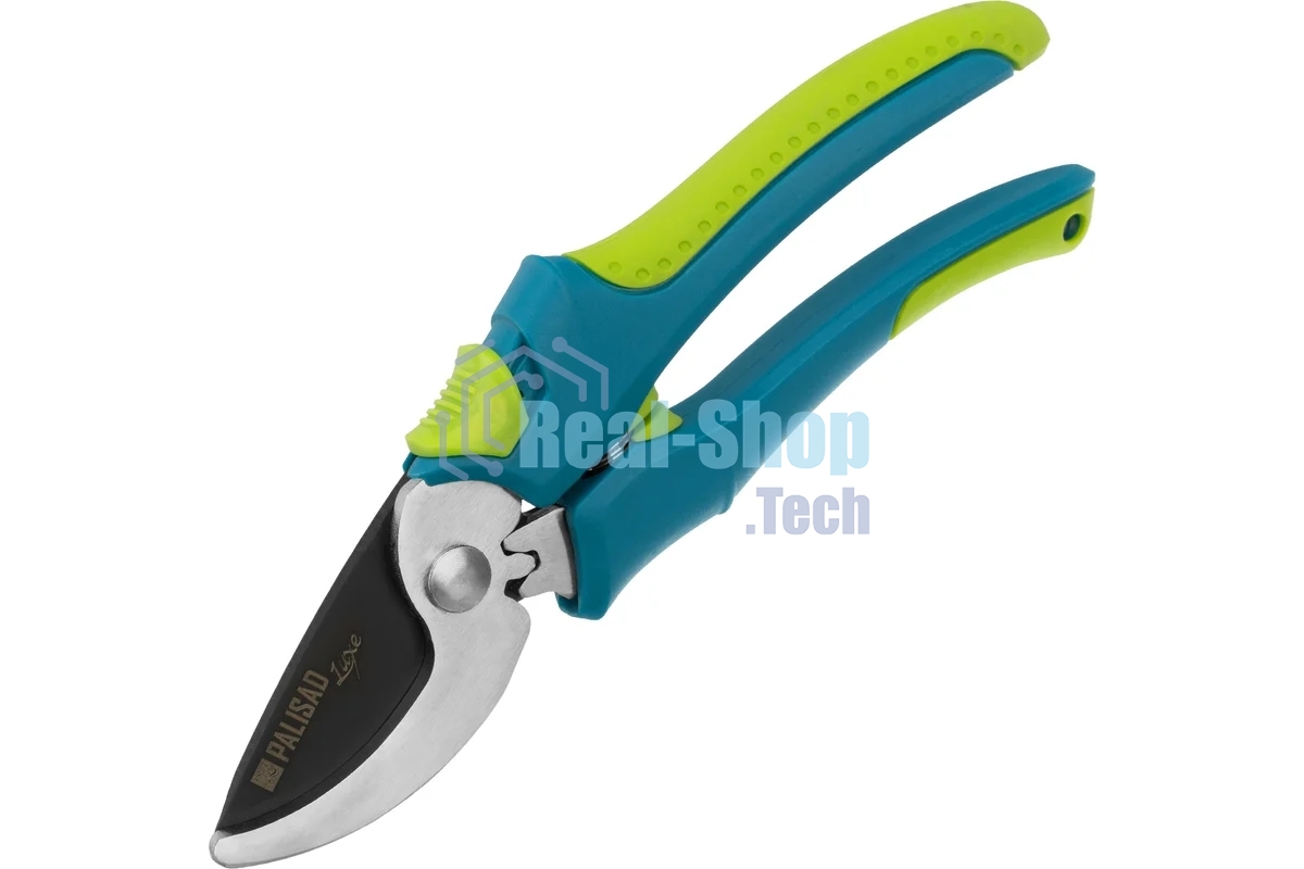 Секатор прямого реза Palisad LUXE 215 мм, двухкомпонентные рукоятки