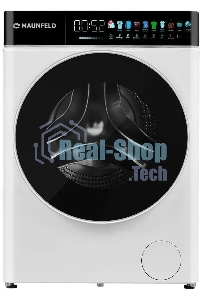 Стирально-сушильная машина Maunfeld MFWD1295WH05 белый, загрузка фронтальная 9 кг, 1200 об/мин., класс: В