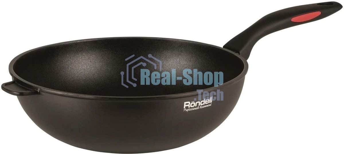 Сковорода ВОК Rondell Perfect RDA-1563, 28 см, без крышки, черный
