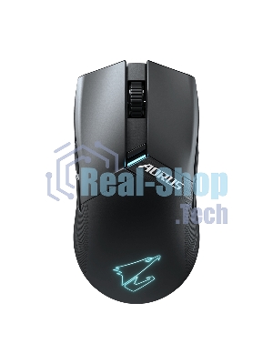 Мышь беспроводная/проводная Gigabyte GM-AORUS M6 черный, 26000 dpi, радиоканал, USB, кнопки - 8