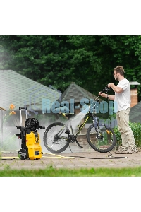 Моечная машина высокого давления Denzel R-180iD, 2000 Вт, 180 бар, 420 л/ч, асинх. двиг., бараб.