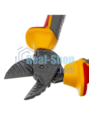 Бокорезы Denzel диэлектрические рукоятки, до 1000 В, трехкомпонентные рукоятки, 160 мм