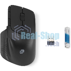 Мышь беспроводная Oklick 501MW черный, 2400 dpi, радиоканал, USB, кнопки - 6