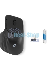 Мышь беспроводная Oklick 501MW черный, 2400 dpi, радиоканал, USB, кнопки - 6