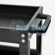 Тележка инструментальная трехсекционная на колесах Deli DL433013 510x260x580мм, до 90кг, толщина полки 0,6мм, толщина стойки 1мм