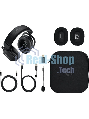Гарнитура Logitech G Pro X 2 Lightspeed черный, беспроводная + проводная, Bluetooth/USB/3.5 мм, до 50 ч