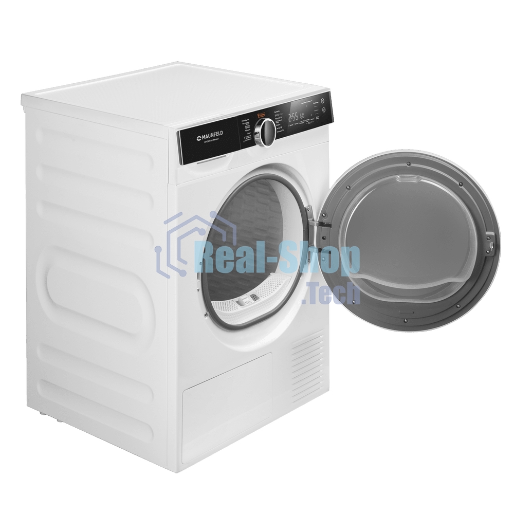 Сушильная машина Maunfeld MFDM1410WH07 белый, 10 кг, сушка - тепловой насос, программ - 14, 59.3 x 85 x 66.5 см