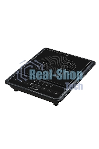 Плита настольная электрическая Blackton Bt IC133C Black, индукционная, мощность: 2000 Вт, тип управления: электронное, регулировка мощности: 8 уровней, количество автоматических программ: 7, размер варочной поверхности: 190 мм, материал корпуса: пластик, 