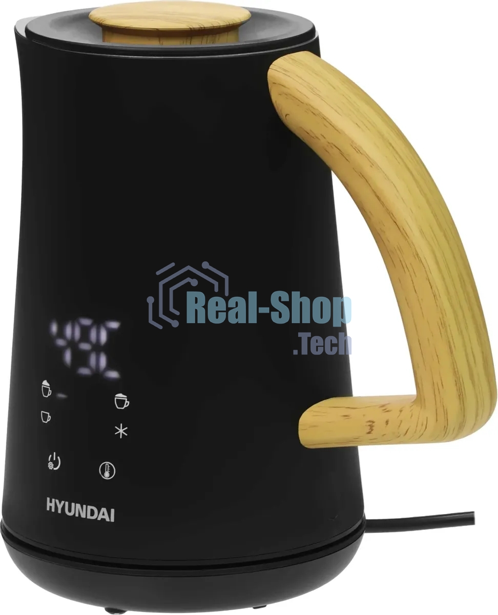 Капучинатор Hyundai HMF-P900 500мл черный/коричневый