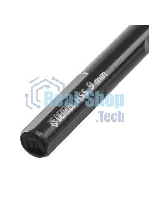 Сверло по металлу Denzel 9 мм, HSS-Tin, Golden Tip, 8 шт.