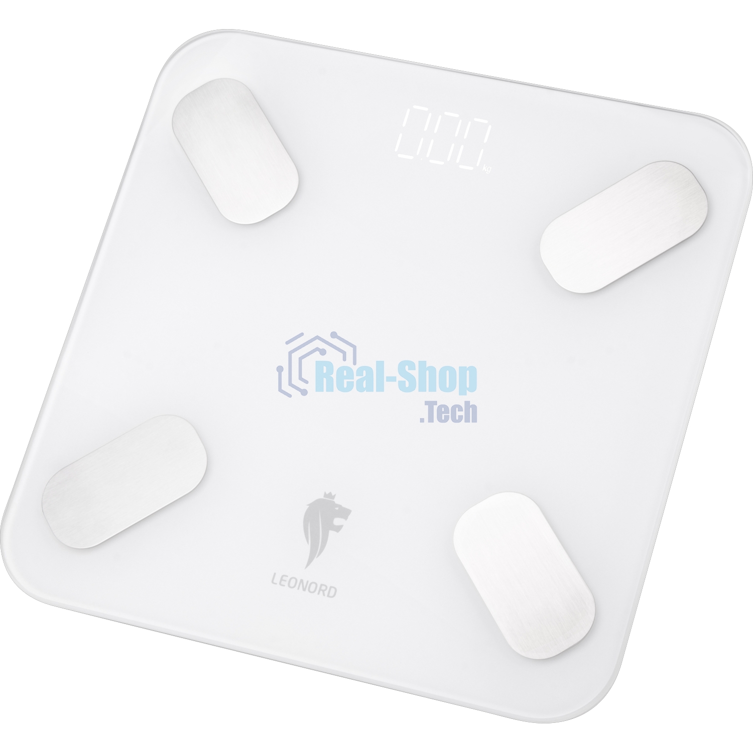 Весы электронные LEONORD LE-1275 Bluetooth (стеклянная поверхность, 180 кг) (109931)