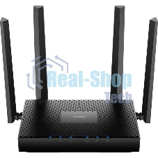 Роутер беспроводной Cudy WR3000E 2.0 Гигабитный роутер Wi-Fi 6 AX3000, 2,4/5 ГГц, до 2976 Мбит/с, 5x1 Гбит/с, IPv6, 4 антенны, черный