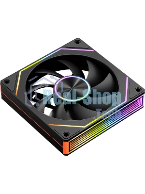 Вентилятор для корпуса Case Cooler PCCooler FG120 ARGb BK (120x120x25мм, 4-pin PWM, ARGb, 54CFM, 28.4dBA, 1800RPM, черный)