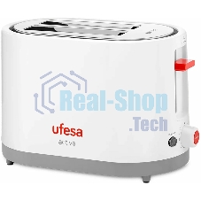 Тостер Ufesa TT7385 белый, 800 Вт, 2 слота