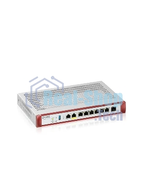 Межсетевой экран Zyxel USG FLEX 200H с подпиской Gold на 1 год (AS, AV, CF, IDP/DPI, Sandboxing, SecuReporter), Rack, 2xRJ-45: 1/2.5G (LAN/WAN), 6xRJ-45: 1G (LAN/WAN), 1xUSB3.0 **