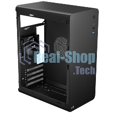 Компьютерный корпус Aerocool / Formula CS-110-S-BK-v1 (mATX, 0.7мм, USB 3.0 x1, USB 2.0 x2, 1x 8см Black Fan)