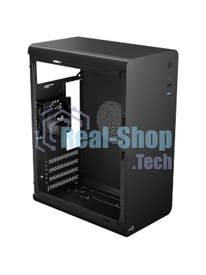 Компьютерный корпус Aerocool / Formula CS-110-S-BK-v1 (mATX, 0.7мм, USB 3.0 x1, USB 2.0 x2, 1x 8см Black Fan)