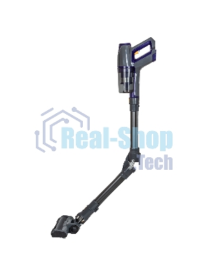 Пылесос вертикальный SUPRA VCS-5084 серый/синий, питание от аккумулятора, 350 Вт, уборка сухая, пылесборник 0.6 л, работа от АКБ max 30 мин.