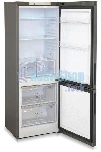 Холодильник Бирюса Б-W6034 графит матовый двухкамерный 210/85л морозилка снизу