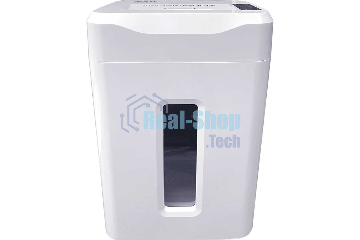 Шредер Office Kit S210N 3,9x38 белый (секр.P-4) фрагменты 16лист. 35лтр. скрепки скобы пл.карты CD