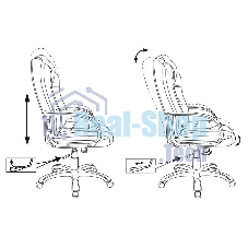 Кресло Бюрократ CH-839/BLACK черный, экокожа