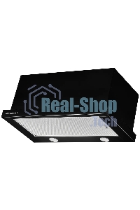 Встраиваемая вытяжка Kuppersberg SLIMTURBO 60 B, 60 см, отвод/рециркуляция, 1500 м3/час, механическое управление, 3 скорости, освещение 2х2 Вт, металлические жироулавливающие фильтры, угольный фильтр KF-ES (опция), 63.4 дБ, обратный клапан, шхвхг:55.2x25.