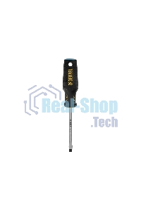 Отвертка Denzel SL6x100 мм, S2, 3к рукоятка