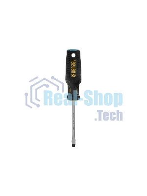 Отвертка Denzel SL6x100 мм, S2, 3к рукоятка