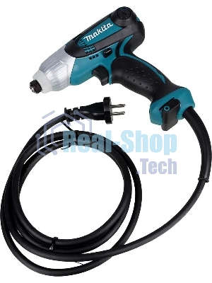 Дрель-шуруповерт Makita TD0101F, 230 Вт, 100 Нм, щеточный, ударный