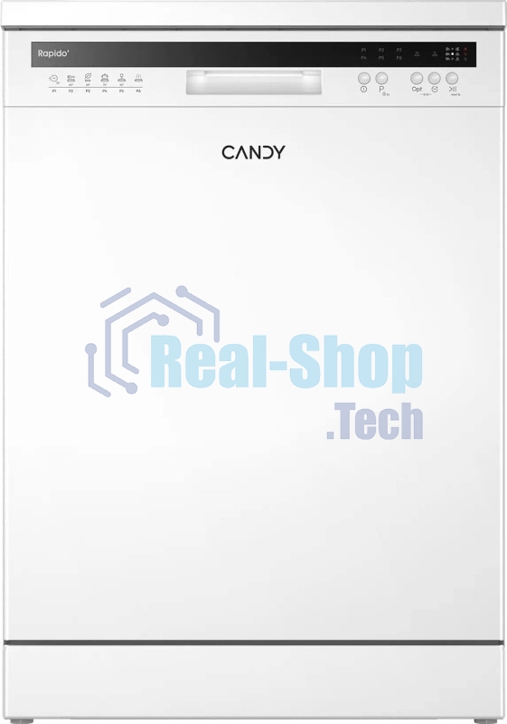 Посудомоечная машина Candy Rapido CF 4A7E0W-08, белый, 59.8 см, 14 компл., 49 дБ, класс A