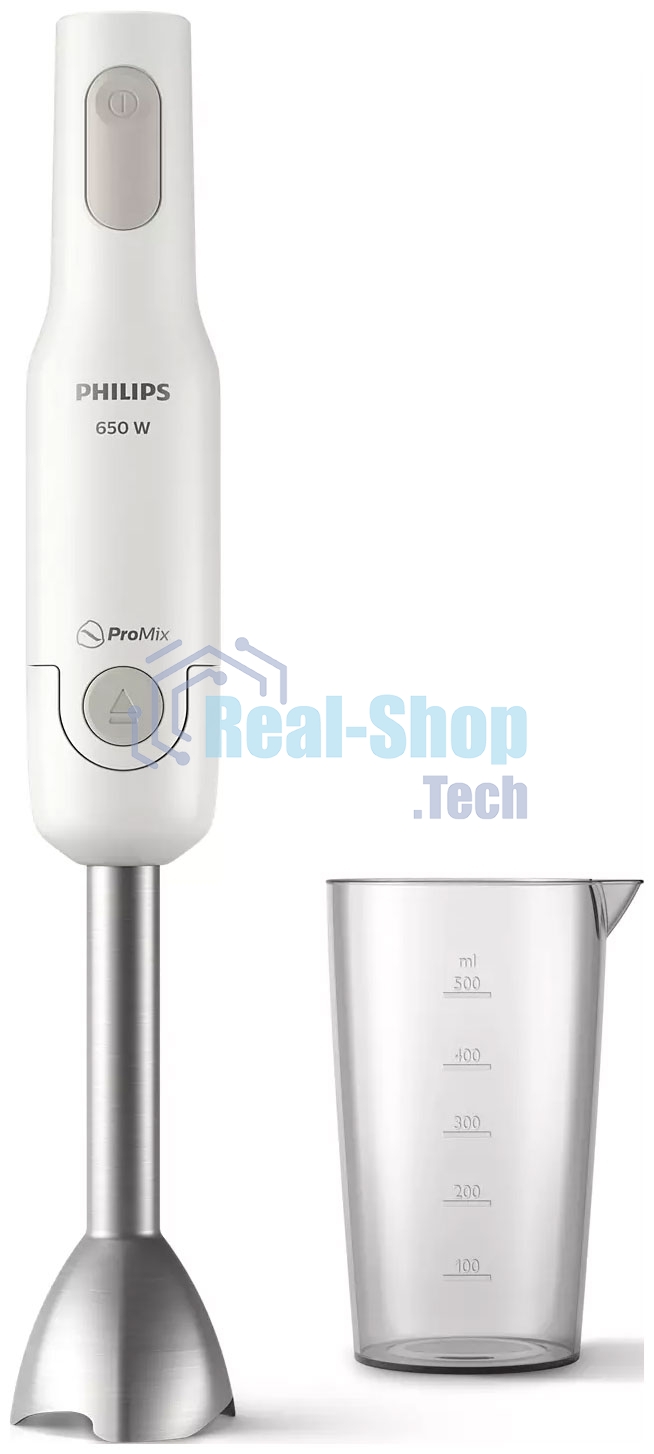 Блендер погружной Philips HR2534/00 белый, 650 Вт, 1 скорость