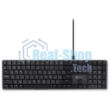 Клавиатура проводная Oklick K953X (1901086) проводная, USB, черный/серый