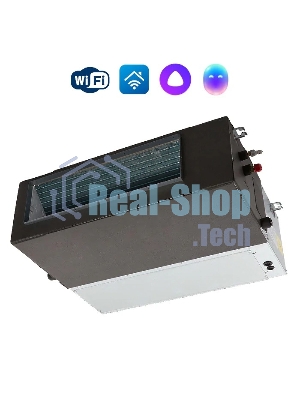 Внутренний блок сплит-системы канального типа Ballu BLC_D/in-48HN1_21Y 48000 BTU, 140 м², 44 дБ, охлаждение, обогрев, осушение, серый