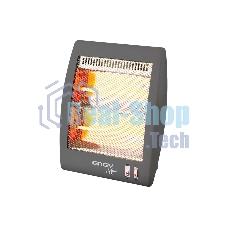 Обогреватель кварцевый Engy EN-505 mini, серый, 800 Вт, 8 м2, термостат