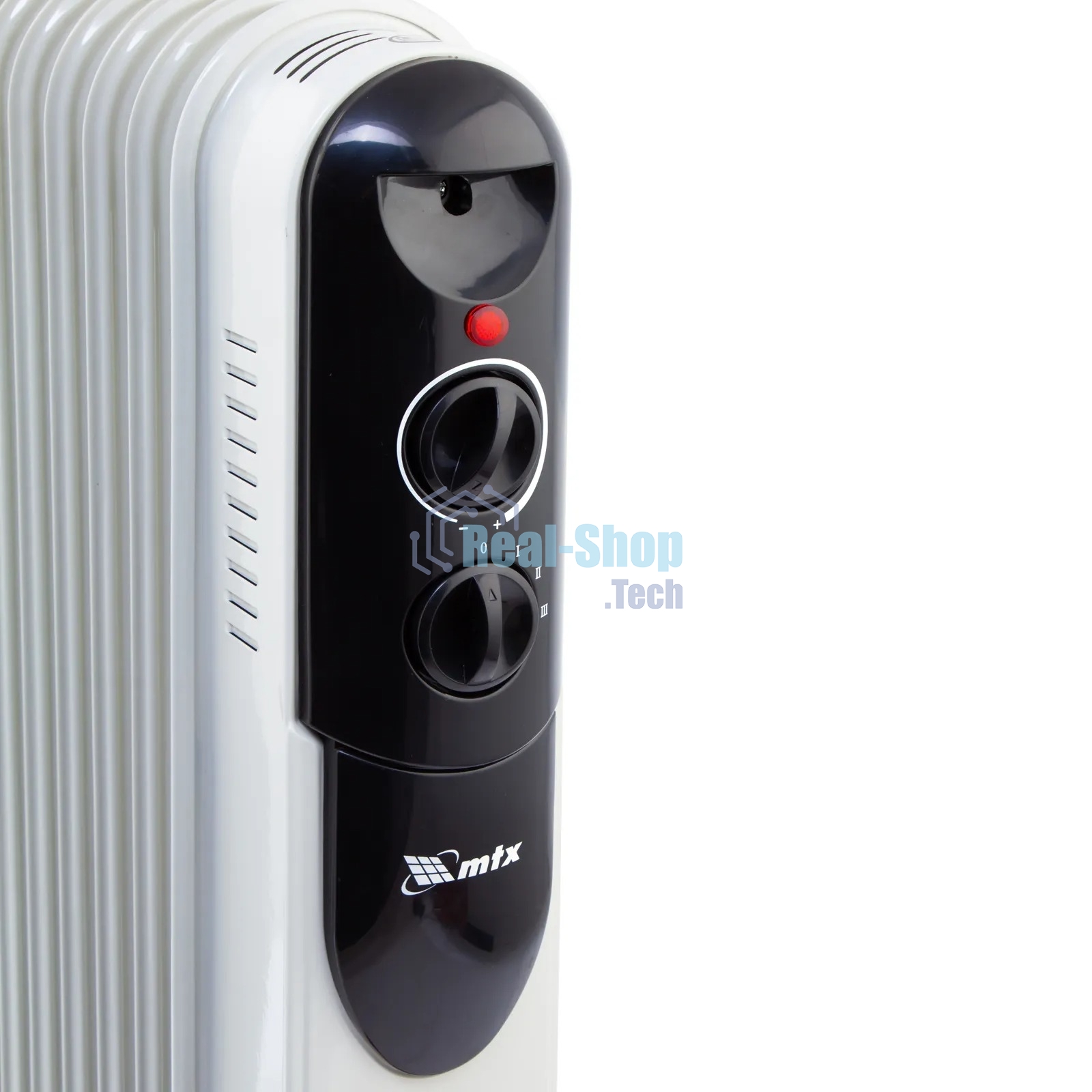 Обогреватель масляный MTX OCH-1500, белый, 1500 Вт, 15 м2, термостат