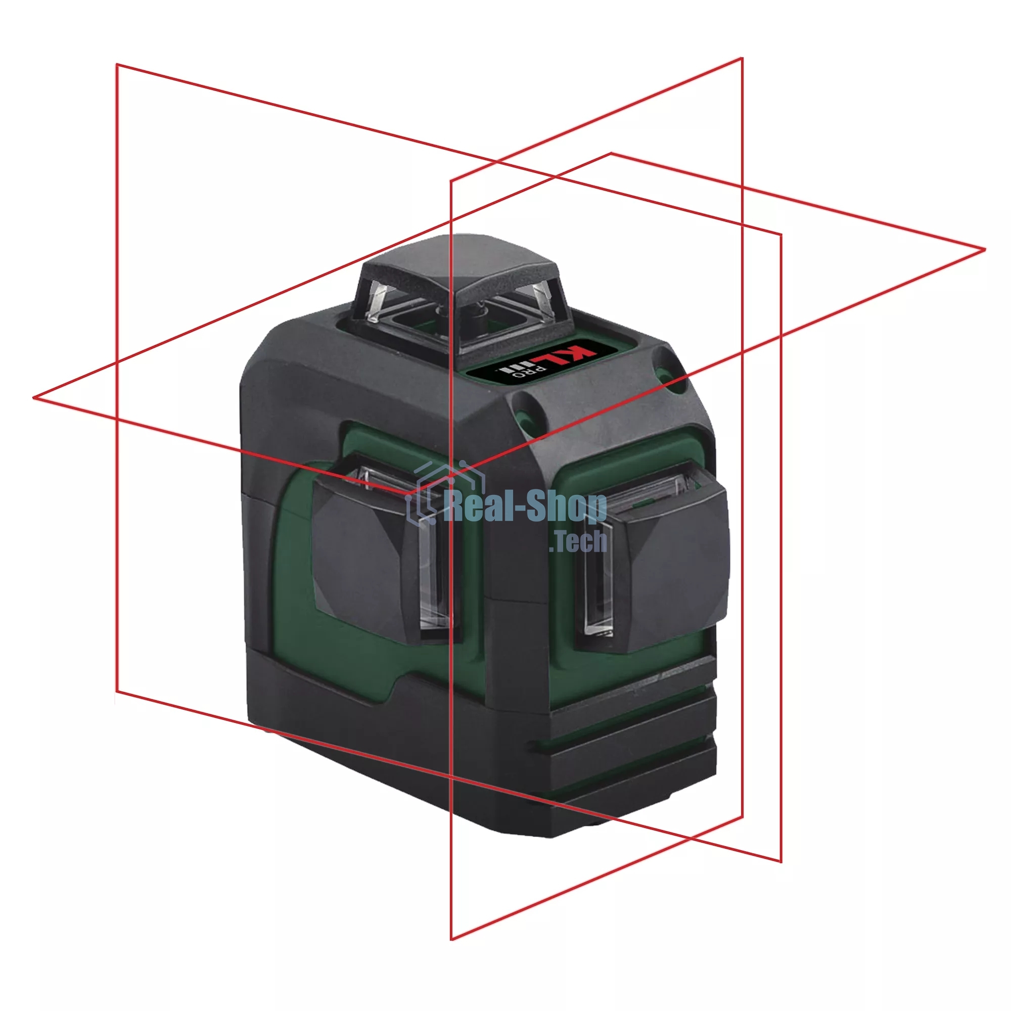 Уровень лазерный Klpro KLLZR93 2кл.лаз. 635нм цв.луч. красный 3луч.